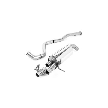 Hyundai/Kia i20 N - Non-Resonated (Louder) GPF/OPF Back System with GT-90 Polished Trims - Polished