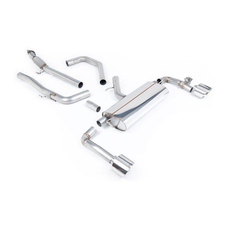 Hyundai/Kia i30N Performance Facelift (GPF Models) - Cat Back Exhaust System with Polished GT-139 Trims - Removes OPF - Polished