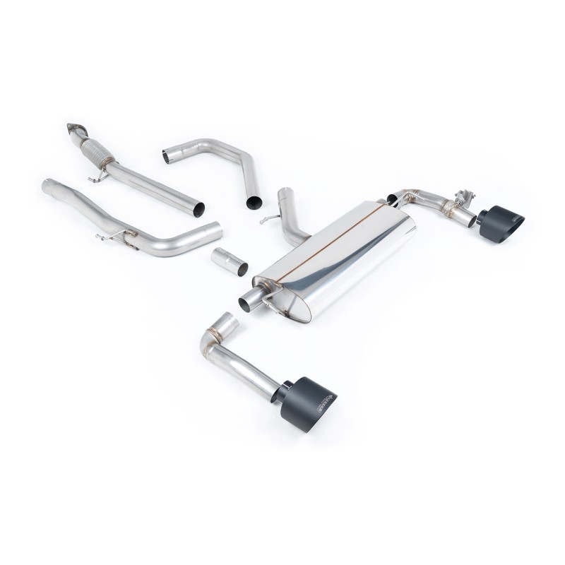 Hyundai/Kia i30N Performance Facelift (GPF Models) - Cat Back Exhaust System with Cerakote Black GT-139 Trims - Removes OPF - Cerakote Black