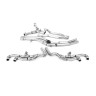 Lamborghini Urus - OPF Back Exhaust System with Active Centre & Jet-115 Carbon Fibre Trims - Carbon Fibre