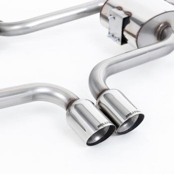 Mini Cooper S R52 - Resonated (Quieter) Cat-Back Exhaust System with Polished Trims