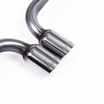 Mini Cooper S R53 - Full Resonated (Quieter) Exhaust System with Hi-Flow Sports Catalyst & Polished Trims