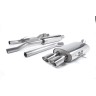 Mini Cooper S R56/R58 - Resonated (Quieter) Cat-Back Exhaust System with Twin Oval Tailpipes - Non John Cooper Works Body Kit