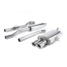 Mini Cooper S R56/R58 - Resonated (Quieter) Cat-Back Exhaust System with Twin Round Tailpipes - John Cooper Works Body Kit