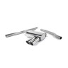 Mini Cooper S F56 - Non-Resonated (Louder) Cat-Back Exhaust System with Polished Tips - Polished