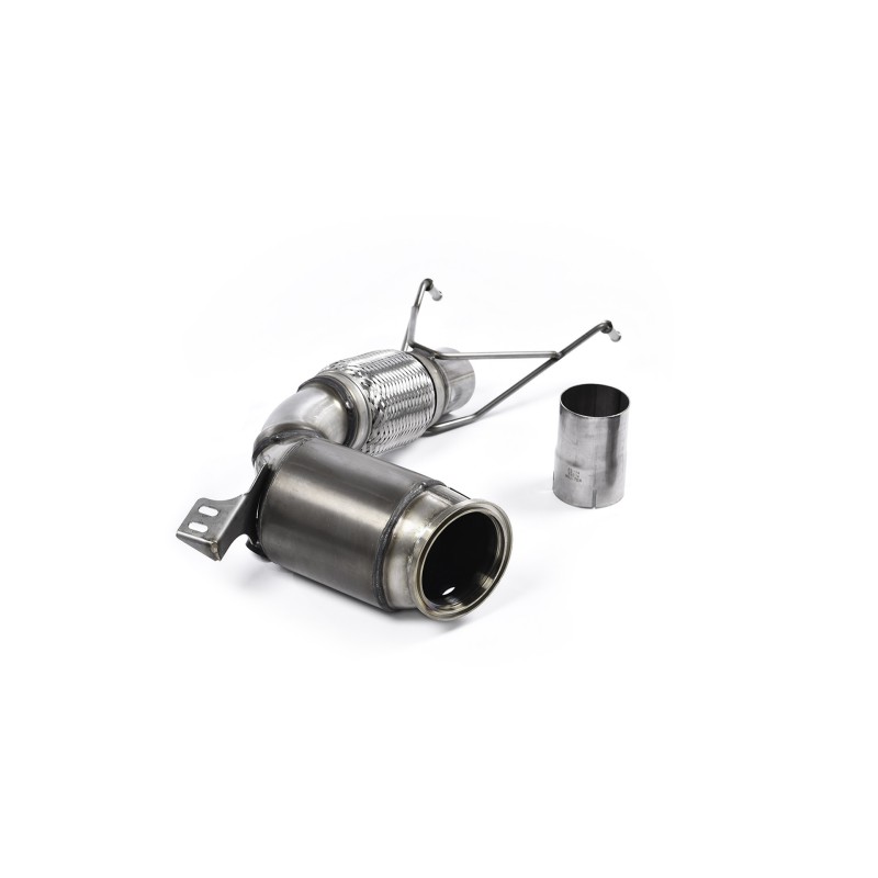 Mini Cooper S F55/F56 - Large Bore Downpipe with Hi-Flow Sports Catalyst (For Milltek Cat-Back) - Milltek Cat-Back