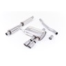 Mini Cooper S F56 - Resonated (Quieter) Cat-Back Exhaust System with Titanium Tips - Brushed Titanium