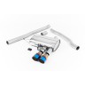 Mini Cooper S F56 - Valved & Non-Resonated (Louder) Cat-Back Exhaust System with Burnt Titanium Tips - Burnt Titanium