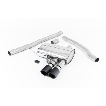 Mini Cooper S F56 - Valved & Non-Resonated (Louder) Cat-Back Exhaust System with Carbon Fibre Tips - Carbon Fibre