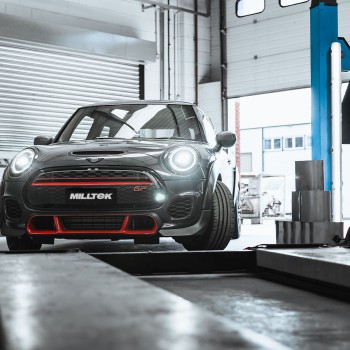 Mini Cooper S/JCW F56 (LCI Only) - GPF/OPF Back Exhaust System with Polished GT-90 Trims - Polished
