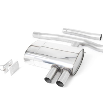 Mini Cooper S/JCW F56 (LCI Only) - GPF/OPF Back Exhaust System with Carbon JET-90 Trims - Carbon Fibre