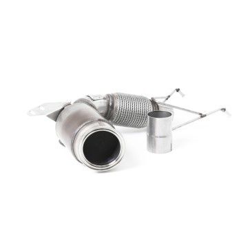 Mini Cooper S/JCW F55/F56 (LCI Only) - Large Bore Downpipe with Hi-Flow Sports Cat (For Milltek Systems) - Milltek System