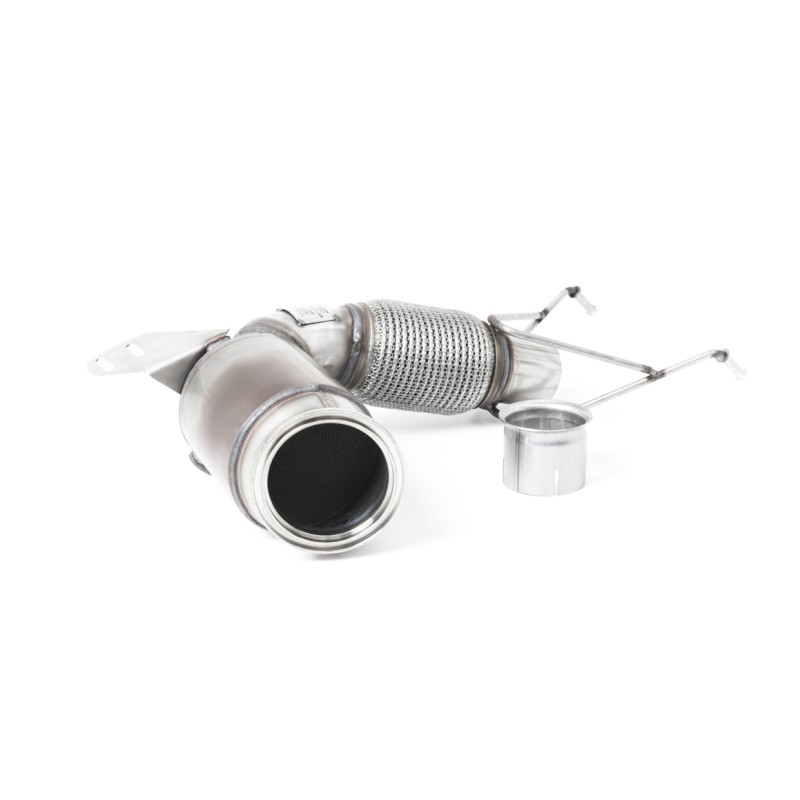 Mini Cooper S/JCW F55/F56 (LCI Only) - Large Bore Downpipe with Hi-Flow Sports Cat (For OE Systems) - OE System