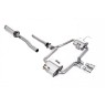 Mini Cooper S R53 - Resonated (Quieter) Cat Back Exhaust System with Polished Trims - Polished