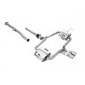 Mini Cooper S R53 - Non-resonated (louder) Cat Back Exhaust System with Polished Trims - Polished