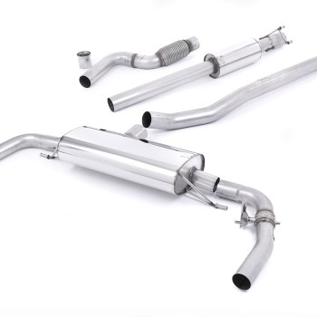 Mercedes CLA45 AMG - Resonated Cat-Back Exhaust System - Uses OE Trims