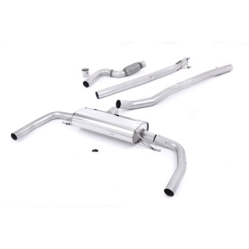 Mercedes CLA45 AMG - Non-Valved & Non-Resonated (Louder) Cat-Back Exhaust System - Uses OE Trims - Non-Valved