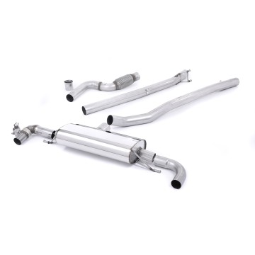 Mercedes A45 AMG W176 - Non-Resonated Cat-Back Exhaust System (Uses OE Trims) - Valved