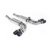 Mercedes G63 W463 (UK/Euro GPF Models) - Cat-Back Exhaust System with Carbon Trims - Carbon Fibre