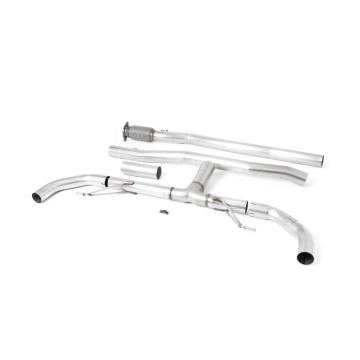 Mercedes A35 AMG W177 Hatch (GPF Models) - Non-Valved Cat-Back Race Exhaust System (Louder) with GPF Delete (Uses OE Trims) - Non-Valved