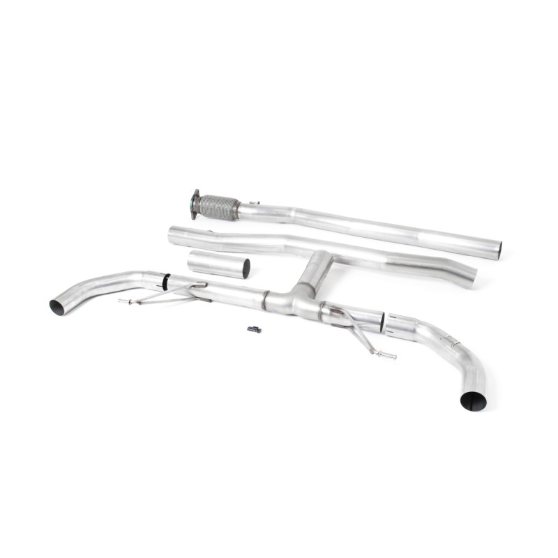 Mercedes A35 AMG W177 Hatch (GPF Models) - Non-Valved Cat-Back Race Exhaust System (Louder) with GPF Delete (Uses OE Trims) - Non-Valved