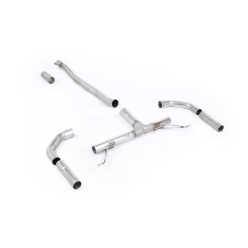 Mercedes A35 AMG - Race & Non-Valved Front Pipe Back Exhaust (Uses OE Trims) - Non-Valved