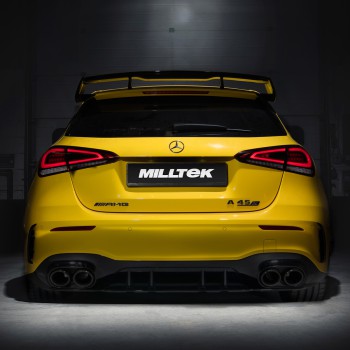 Mercedes A45/A45S AMG W177 Hatch - Resonated GPF Back Exhaust System - Uses OE Trims