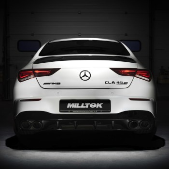 Mercedes CLA5/45S (GPF Models) - Non-Resonated OPF Back Exhaust System - Uses OE Tips
