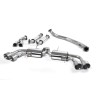 Nissan GT-R R35 - Primary Cat-Back 90MM Exhaust Systems with Titanium Tips - Brushed Titanium