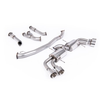 Nissan GT-R R35 - Non-Resonated Race Primary Cat-Back Exhaust System - Polished
