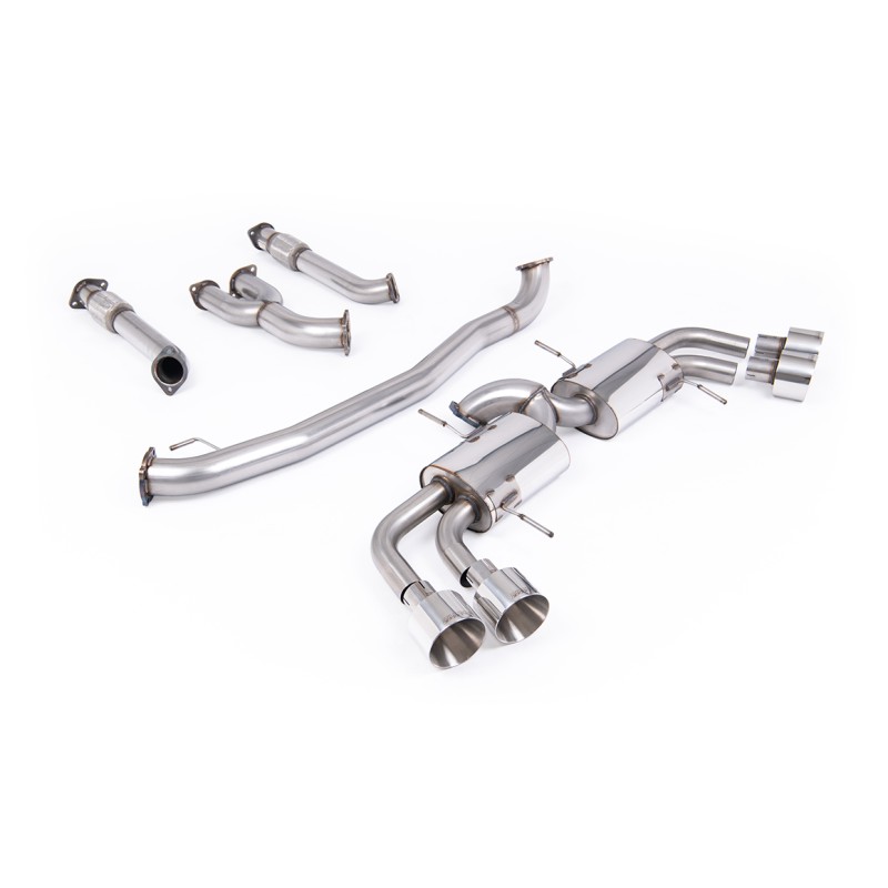 Nissan GT-R R35 - Non-Resonated Race Primary Cat-Back Exhaust System - Polished