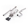Peugeot 208 GTi - Non-Resonated (Louder) Cat-Back Exhaust System with Cerakote Black Trims - Cerakote Black