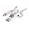 Peugeot 208 GTi - Resonated (Quieter) Cat-Back Exhaust System with Titanium Trims - Brushed Titanium