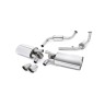 Porsche 987 S 3.4 Boxter/Cayman (Gen 2) - Resonated (Quieter) Cat-Back Exhaust System with Polished Trims - Polished