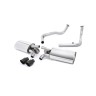 Porsche 987 S 3.4 Boxter/Cayman (Gen 2) - Non-Resonated (Louder) Cat-Back Exhaust System with Ceramic Black Trims - Cerakote Black