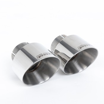 Porsche 991.2 GT3 & GT3 RS - GT-100 Polished Trims & Mounting Plate - Fits to OE Silencer - Polished