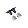 Porsche 991.2 GT3 & GT3 RS - GT-100 Brushed Titanium Trims & Mounting Plate - Fits to OE Silencer - Brushed Titanium