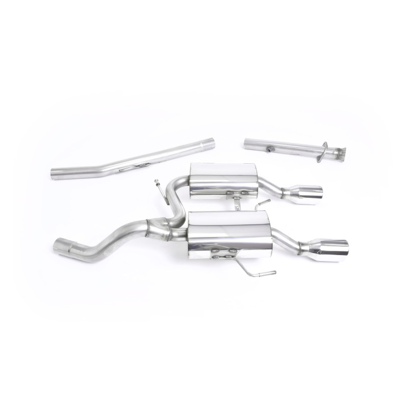 Renault Clio 182 2.0 16V - Complete Non-Resonated Exhaust System with Catalyst Delete - Non-Resonated