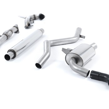 Renault Megane Renaultsport II (Cup, Trophy/Trophy R) - Resonated Turbo-Back Exhaust System with Catalyst Delete - Resonated