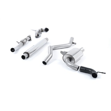 Renault Megane Renaultsport II (Cup, Trophy/Trophy R) - Resonated Turbo-Back Exhaust System with Catalyst Delete - Resonated