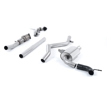 Renault Megane Renaultsport II (Cup, Trophy/Trophy R) - Non-Resonated (Louder) Turbo-Back Exhaust System with Hi-Flow Sports Catalyst - Uses OE Tip - Non-Resonated