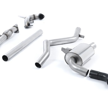 Renault Megane Renaultsport II (Cup, Trophy/Trophy R) - Non-Resonated Turbo-Back Exhaust System with Catalyst Delete - Non-Resonated