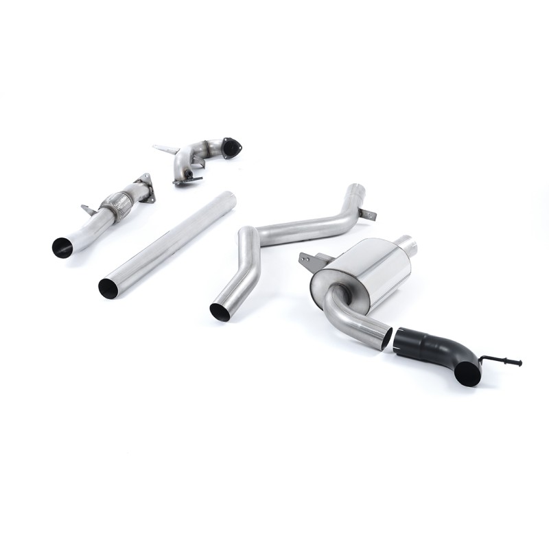 Renault Megane Renaultsport II (Cup, Trophy/Trophy R) - Non-Resonated Turbo-Back Exhaust System with Catalyst Delete - Non-Resonated