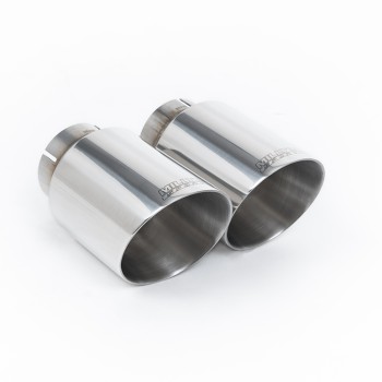 Range Rover Sport 5.0 Supercharged L494 - Rear Silencers with Polished GT-90 Trims