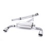 Toyota GT86/Subaru BRZ - Resonated (Quieter) Secondary Cat-Back Exhaust System with Polished GT-115 Trims - Polished