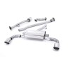 Toyota GT86/Subaru BRZ - Non-Resonated (Louder) Primary Cat-Back Exhaust System with Polished GT-115 Trims - Polished