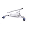 Toyota GT86/Subaru BRZ - Non-Resonated (Louder) Secondary Cat-Back Exhaust System with Burnt Titanium Trims - Burnt Titanium