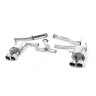 Subraru Impreza WRX & STi (2014 - 2021) - Resonated (Quieter) Cat-Back Exhaust System with MSUB169 Connector & Polished GT-100 Tips - Polished