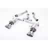 Subraru Impreza WRX & STi (2014 - 2021) - Resonated (Quieter) Cat-Back Exhaust System with MSUB169 Connector & Titanium GT-100 Tips - Brushed Titanium