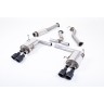 Subraru Impreza WRX & STi (2014 - 2021) - Resonated (Quieter) Cat-Back Exhaust System with MSUB169 Connector & Cerakote GT-100 Black Tips - Cerakote Black